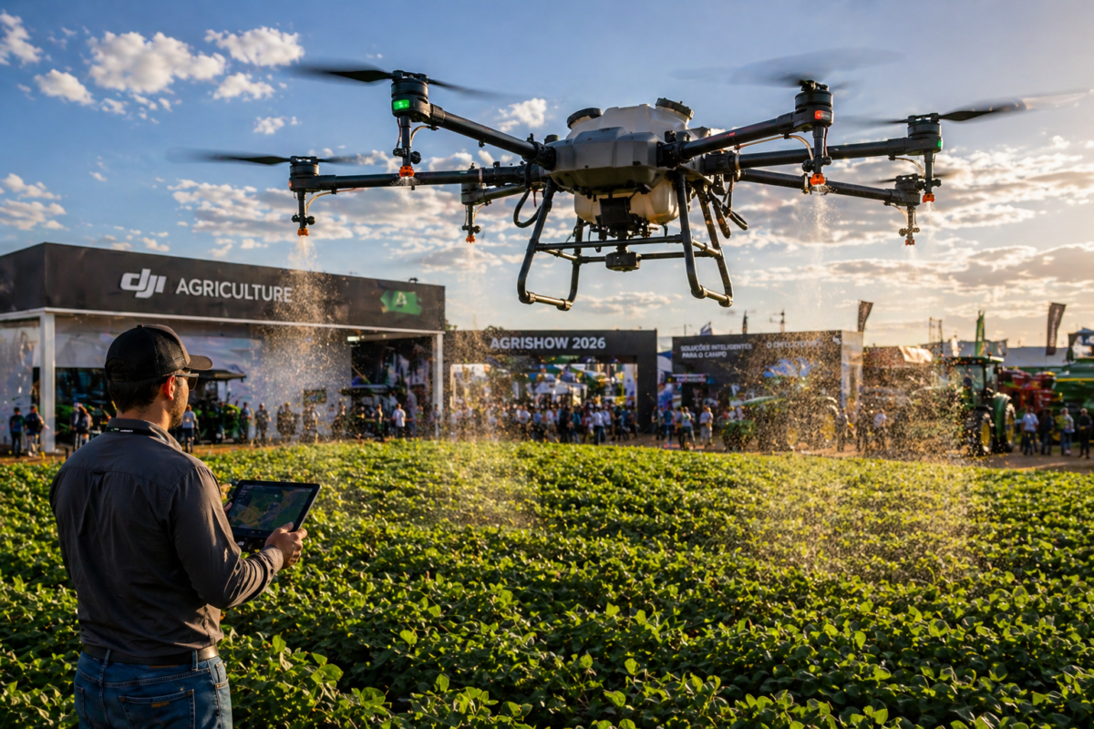 Drones Agrícolas Dominam a Agrishow: O que Muda na Sua Lavoura