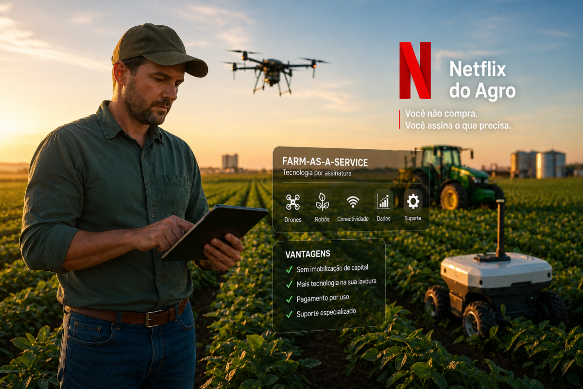 Farm-as-a-Service: A Netflix da Tecnologia Agrícola que Chegou Ao Brasil