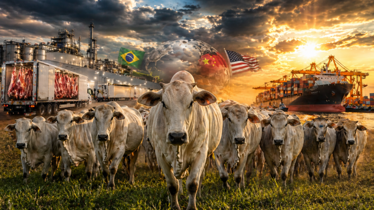 Pecuária Brasileira em 2026 Liderança Global, Transição de Ciclo e o Desafio das Novas Barreiras Tarifárias