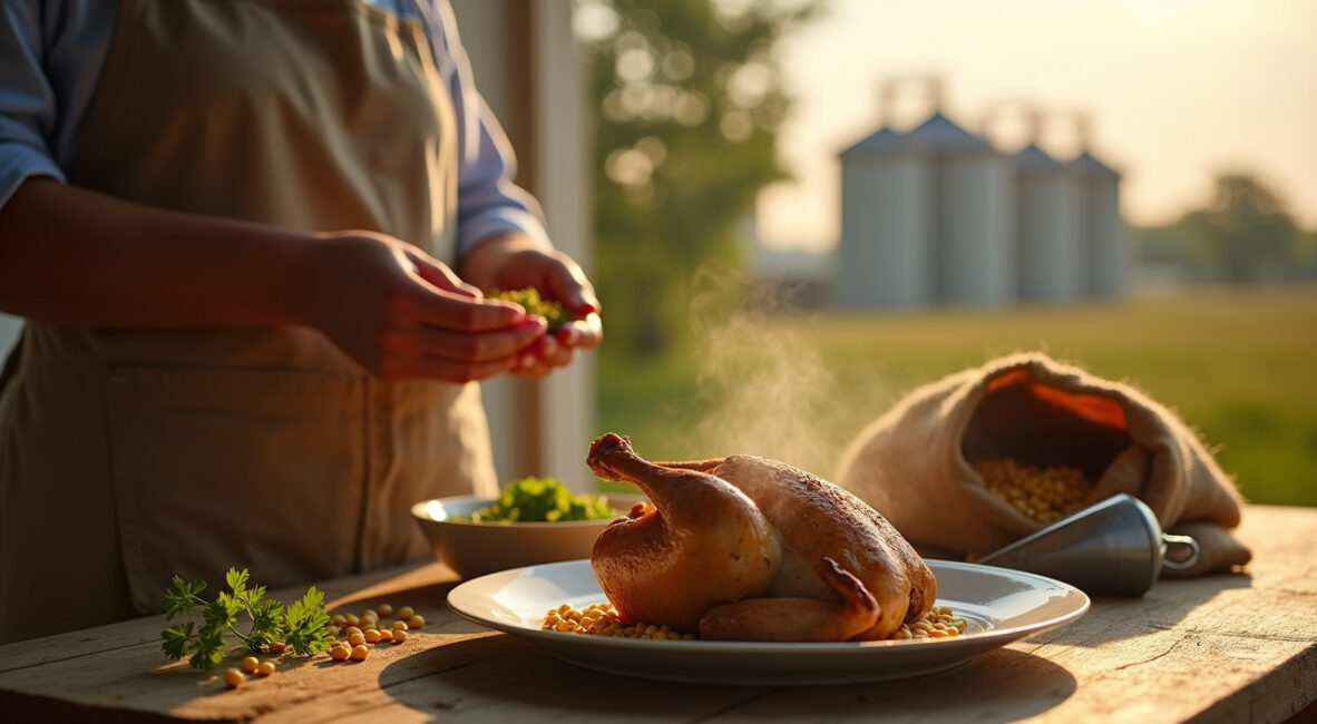 Frango: Do Milho e da Soja à Mesa do Consumidor