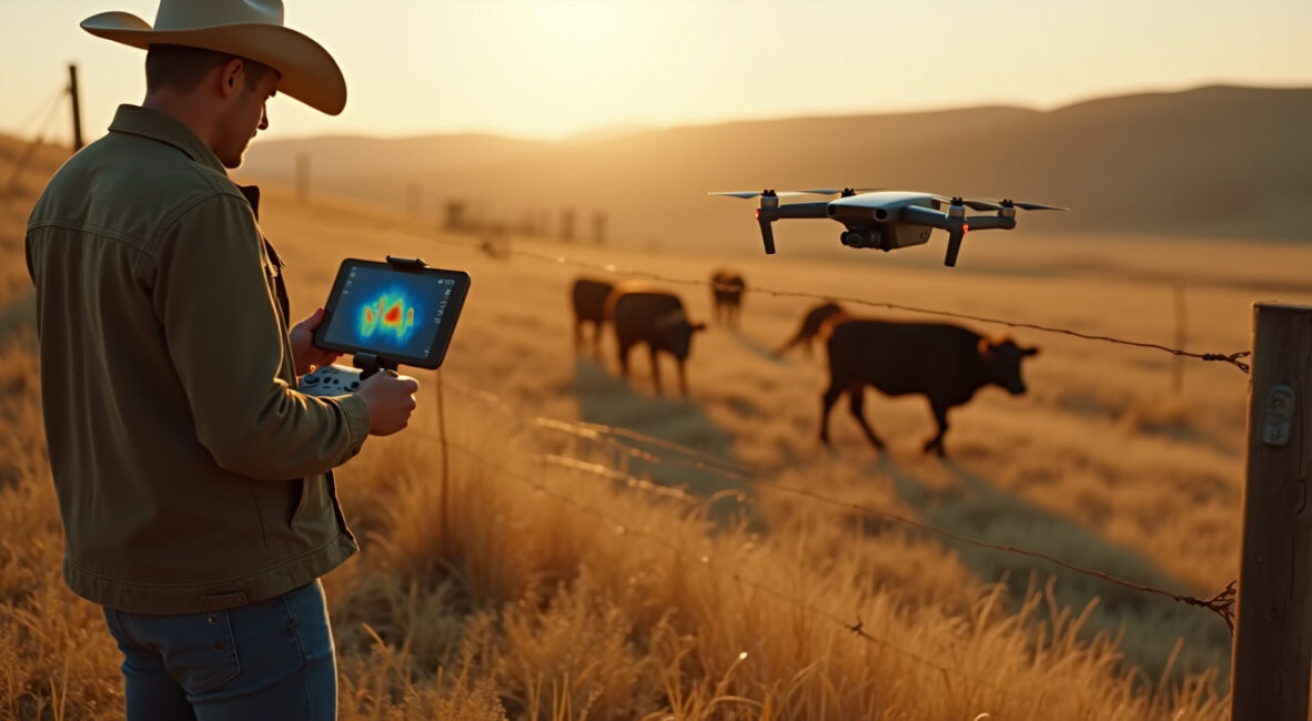 Precision Livestock Farming Technologies: Drone Herd Monitoring