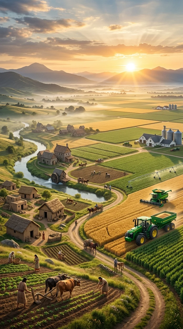 Como a Agricultura se desenvolveu ao longo do tempo