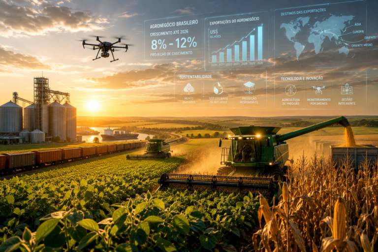 Agronegócio Brasileiro Deve Crescer Até 12% Até 2026, Segundo Projeções Rabobank