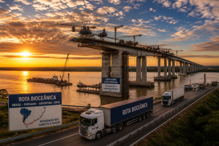 Rota Bioceânica A Ponte que Vai Mudar a Exportação do Agro Brasileiro Está Quase Pronta