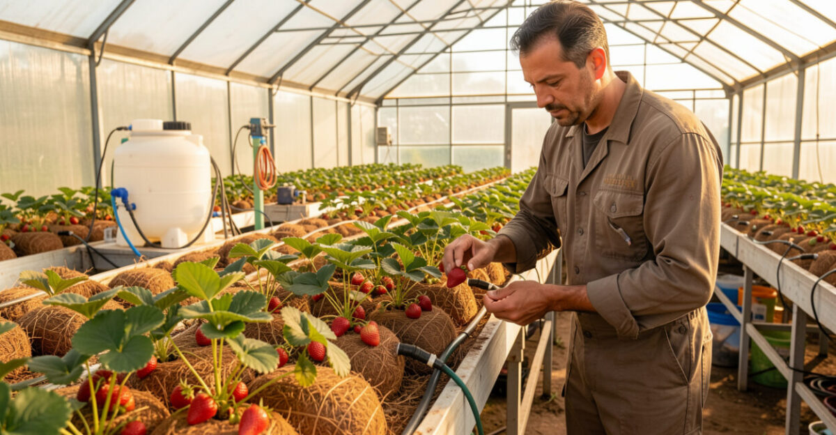 Cultivo de Morango Semi-Hidropônico: Como Montar, Manejar e Avaliar os Custos