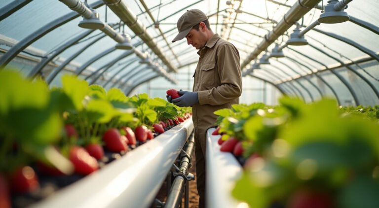 Cultivo de Morango Semi Hidropônico: Guia Completo para Produzir o Ano Inteiro 2026