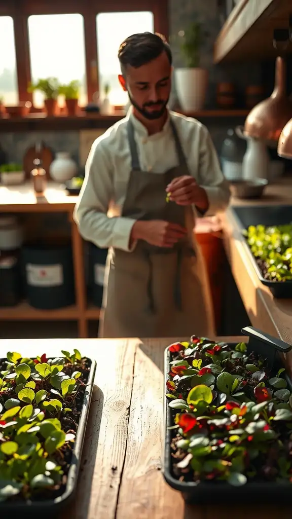 Microgreens Orgânicos: Vale a Pena Vender para Restaurantes?